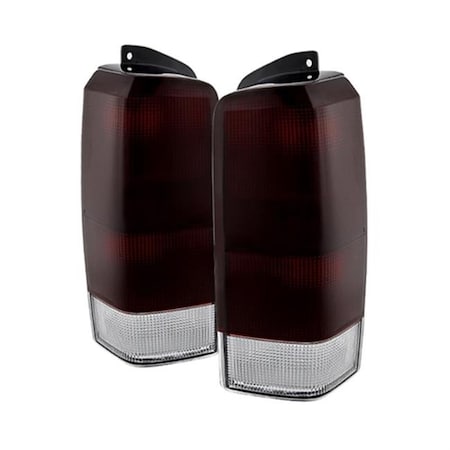 Spyder Automotive Spyder Auto 9029868 Red & Smoke OEM Style Tail Lights for 1997-2001 Xtune Jeep Cherokee 9029868